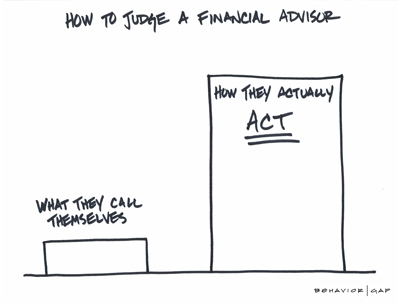 How to judge a financial advisor -  diagram.
