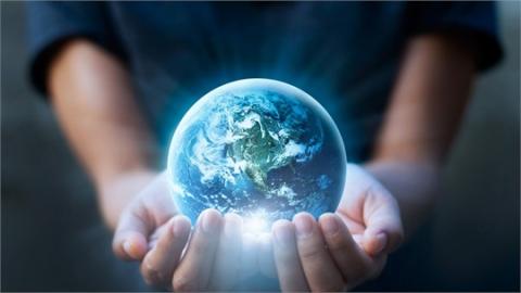 Earth in hands